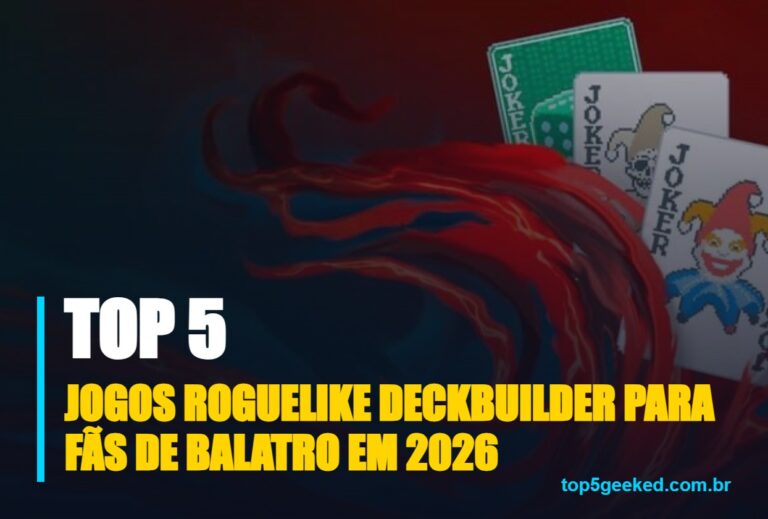 ⭐ TOP 5 Jogos Roguelike Deckbuilder Para Fãs de Balatro em 2026!