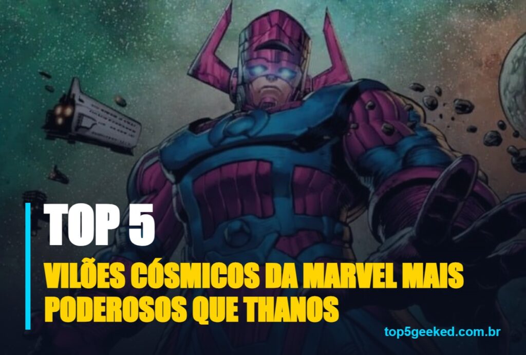 Capa oficial - Vilões Cósmicos da Marvel Mais Poderosos Que Thanos