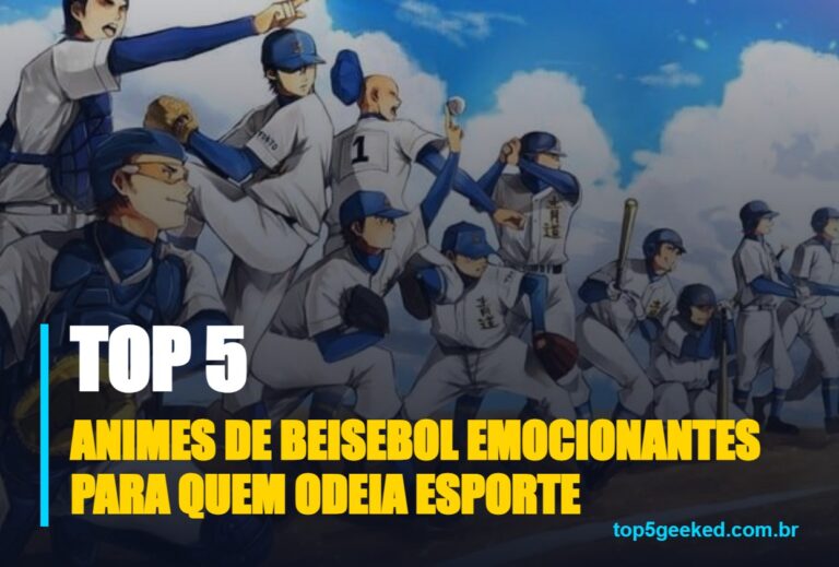 ⭐ TOP 5 Animes de Beisebol Emocionantes Para Quem Odeia Esporte!