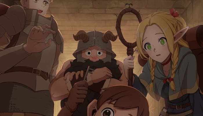 animes sobre dungeons e aventureiros - Delicious in Dungeon party na dungeon