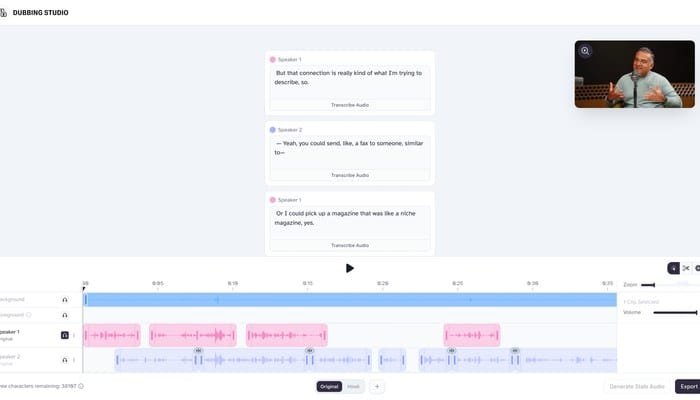 ElevenLabs Dubbing AI tradução voz automática