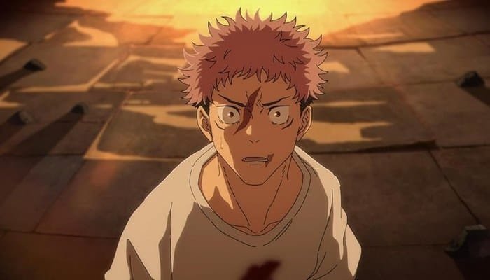 animes de luta dublados - Yuji Itadori em Jujutsu Kaisen