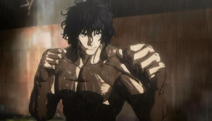 Ohma Tokita em posicao de combate em Kengan Ashura