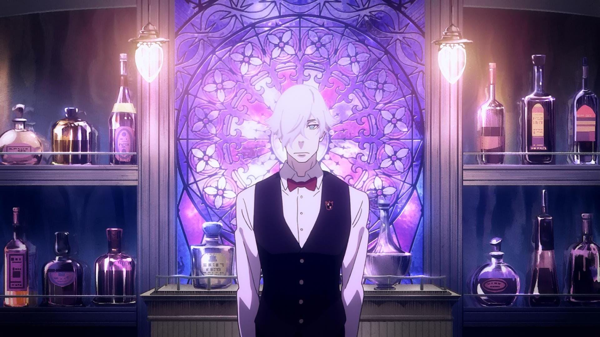 Death Parade Decim bartender julgamento