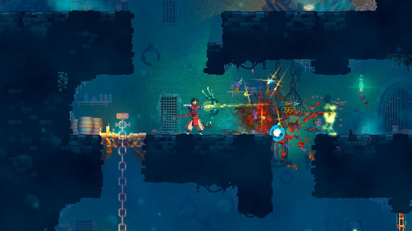 Dead Cells e seu combate roguelike frenetico em pixel art