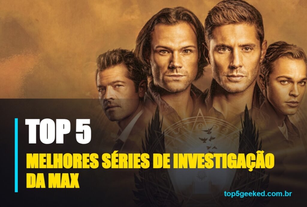 melhores séries de investigação da max - capa do Top 5 Geeked