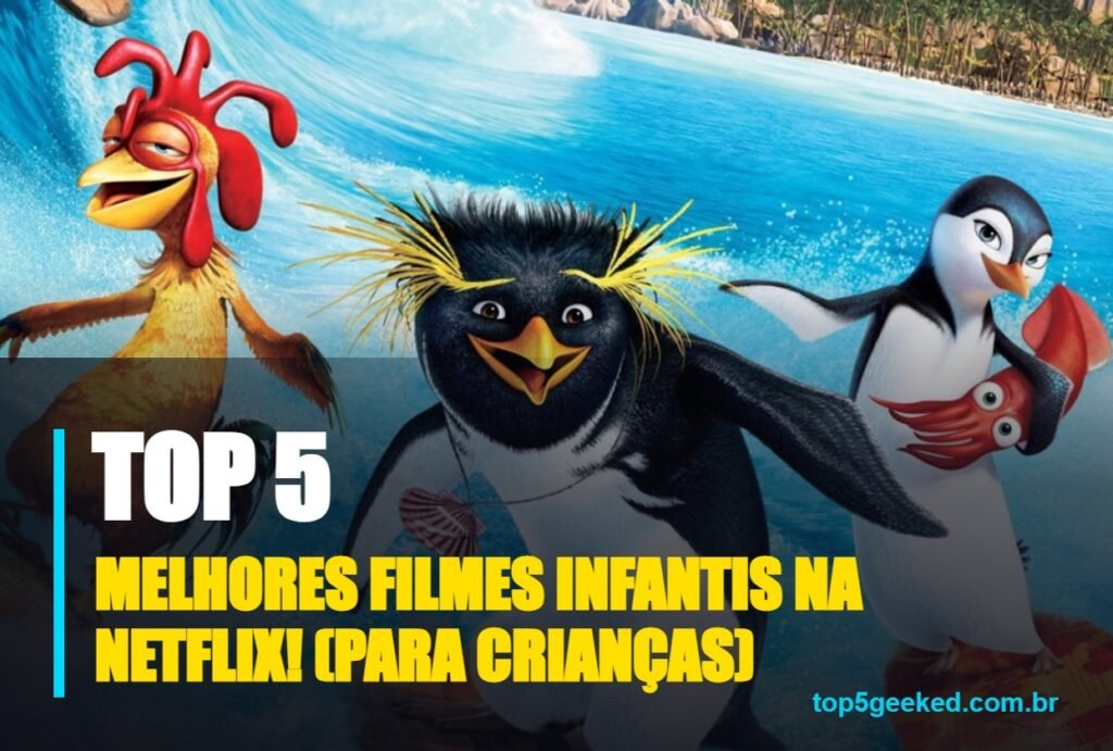 melhores filmes infantis na netflix! (para crianças) - capa do Top 5 Geeked