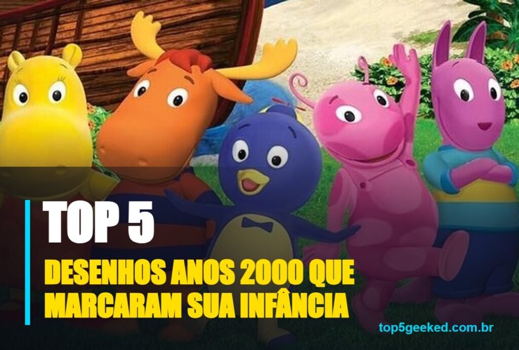 desenhos anos 2000 que marcaram sua infância - capa do Top 5 Geeked
