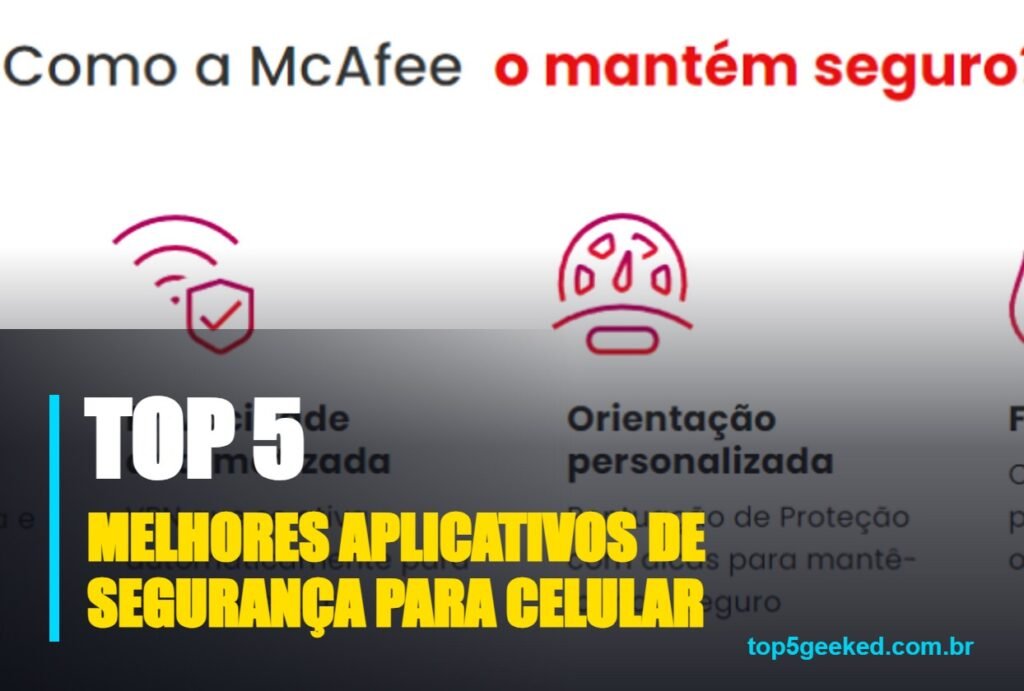 melhores aplicativos de segurança para celular - capa do Top 5 Geeked