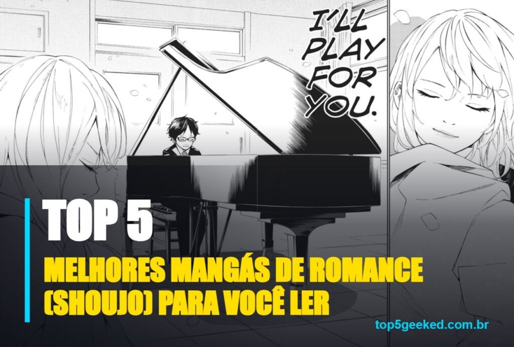 melhores mangás de romance (shoujo) para você ler - capa do Top 5 Geeked