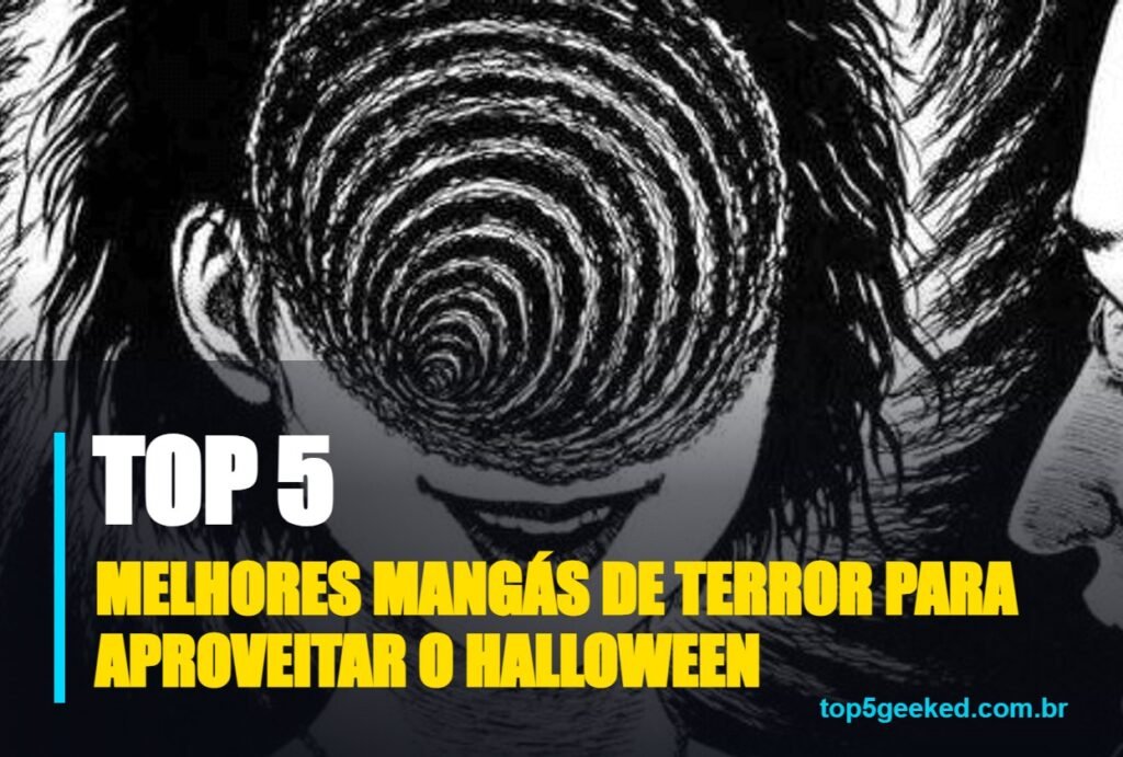 melhores mangás de terror para aproveitar o halloween - capa do Top 5 Geeked