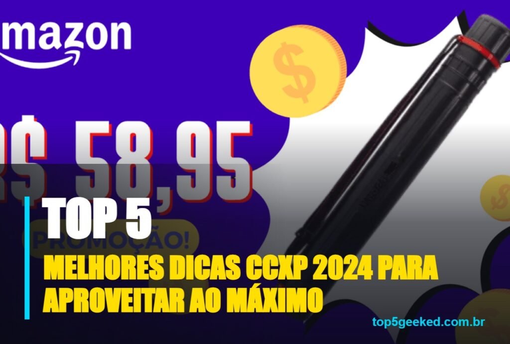 melhores dicas ccxp 2024 para aproveitar ao máximo - capa do Top 5 Geeked