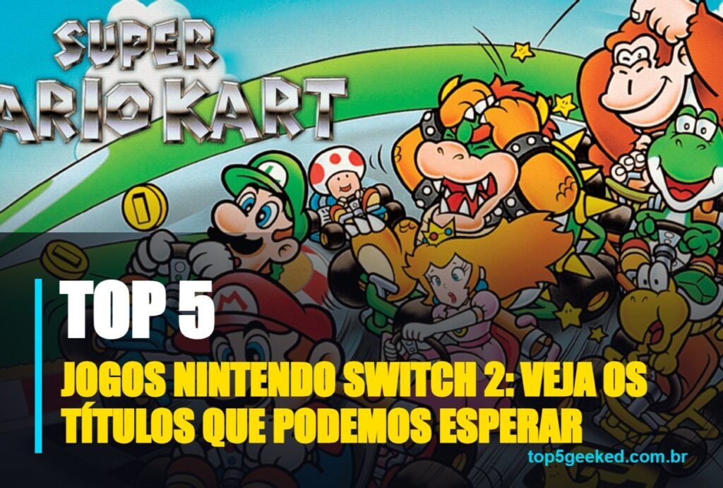 jogos nintendo switch 2: veja os títulos que podemos esperar - capa do Top 5 Geeked
