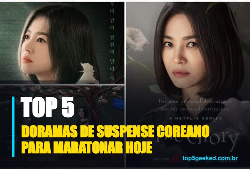 doramas de suspense coreano para maratonar hoje - capa do Top 5 Geeked
