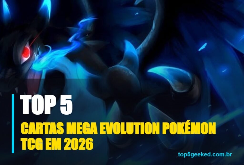 cartas mega evolution pokémon tcg em 2026 - capa do Top 5 Geeked