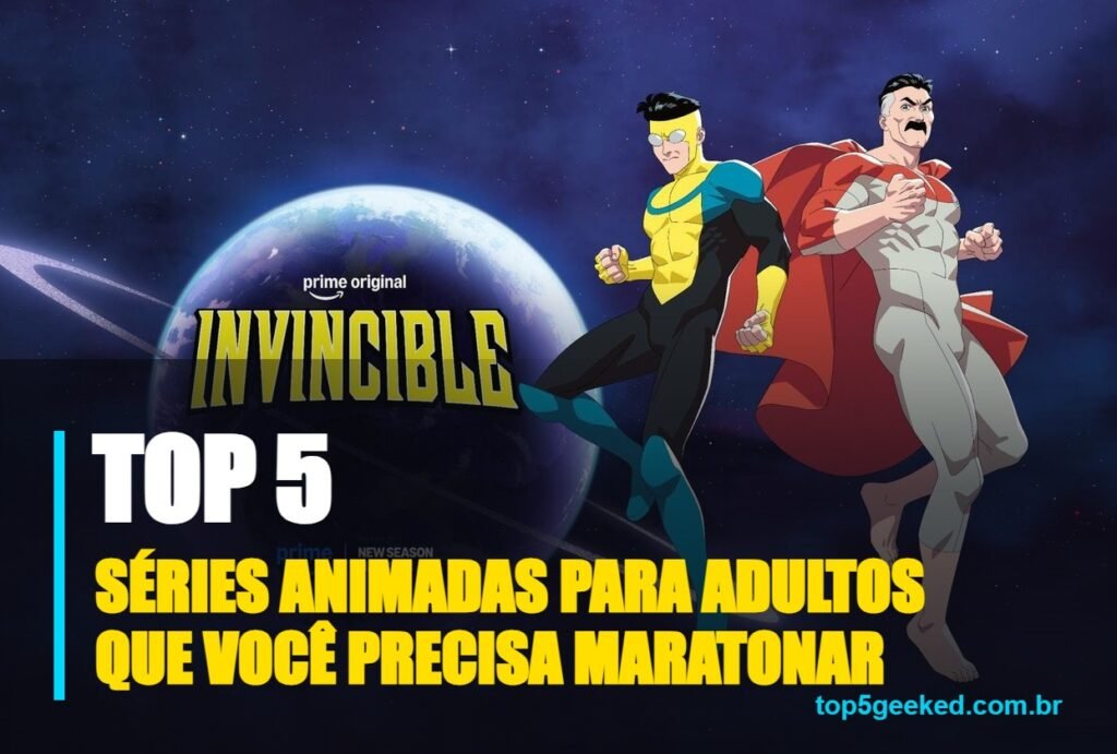 séries animadas para adultos que você precisa maratonar - capa do Top 5 Geeked