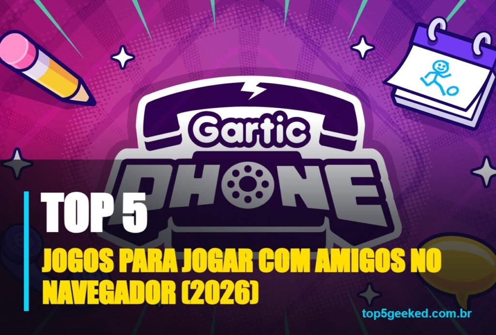jogos para jogar com amigos no navegador (2026) - capa do Top 5 Geeked