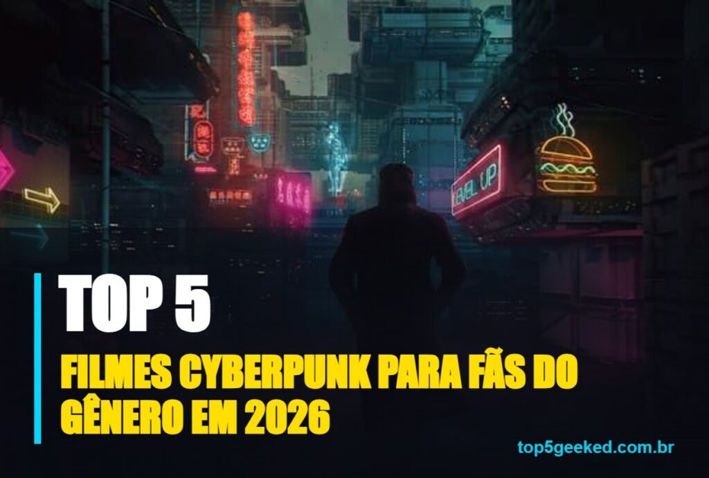 filmes cyberpunk para fãs do gênero em 2026 - capa do Top 5 Geeked