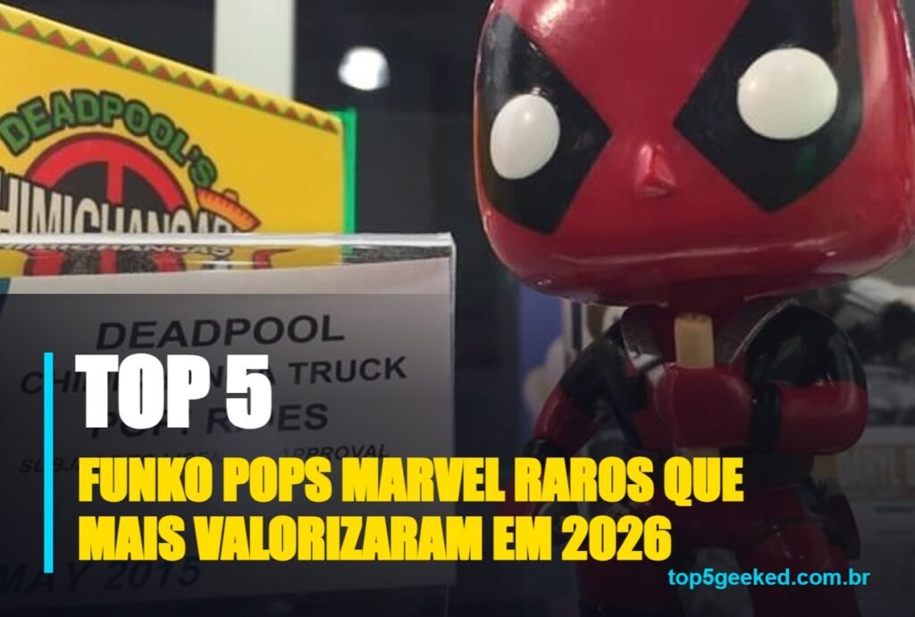 funko pops marvel raros que mais valorizaram em 2026 - capa do Top 5 Geeked