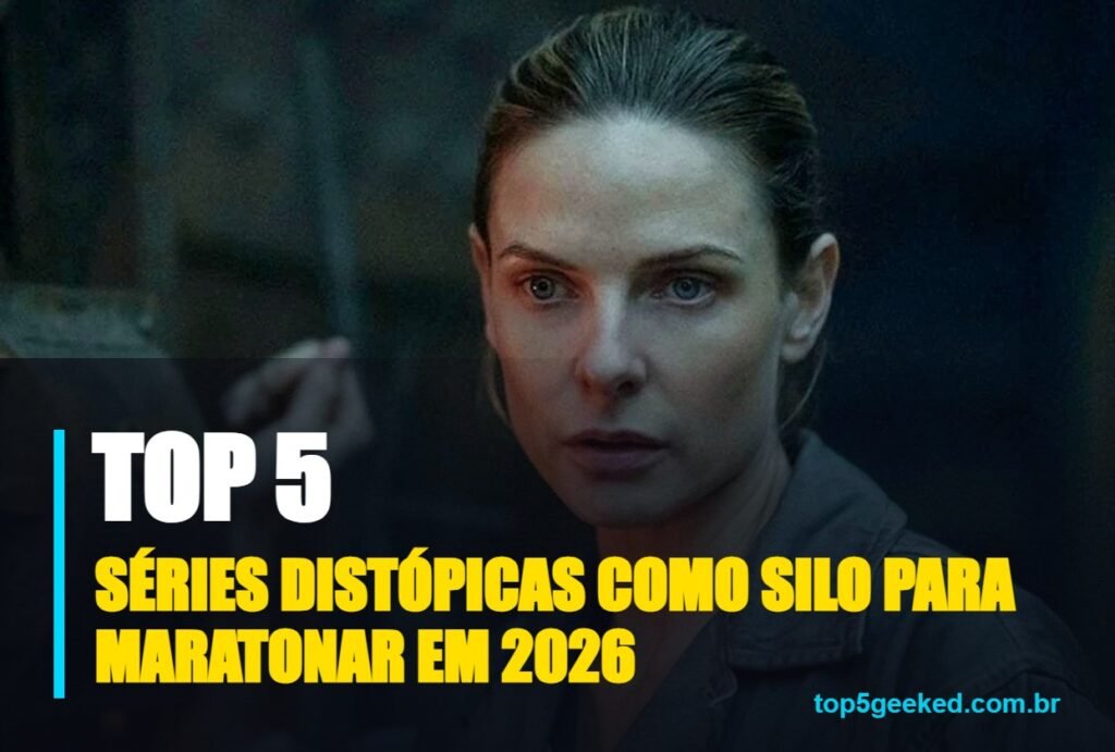 séries distópicas como silo para maratonar em 2026 - capa do Top 5 Geeked