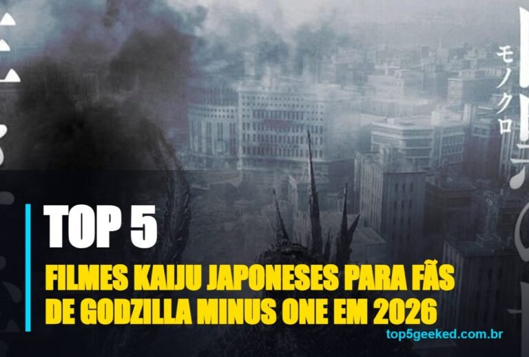 ⭐ TOP 5 Filmes Kaiju Japoneses Para Fãs de Godzilla Minus One em 2026!
