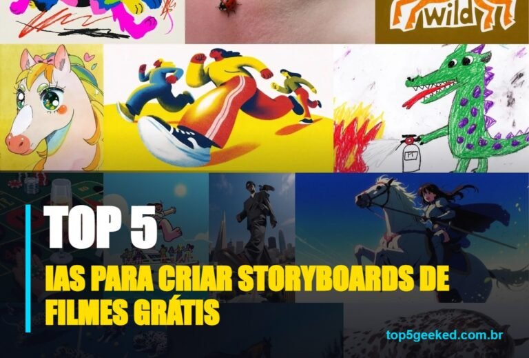 ⭐ TOP 5 IAs Para Criar Storyboards de Filmes Grátis em 2026!