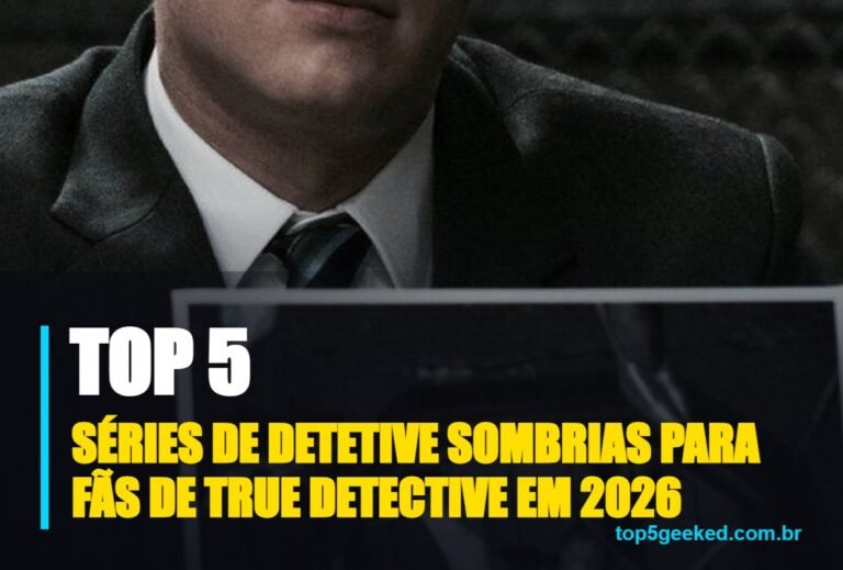 ⭐ TOP 5 Séries de Detetive Sombrias Para Fãs de True Detective em 2026!