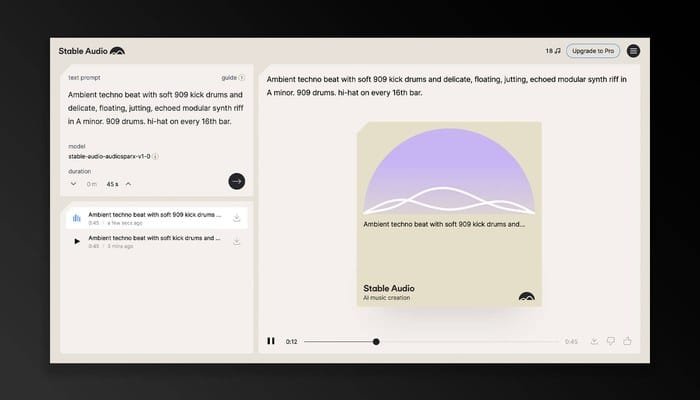 ias para criar musicas gratis stable audio