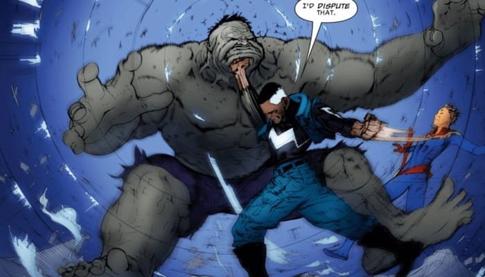 blue marvel adam brashear físico herói