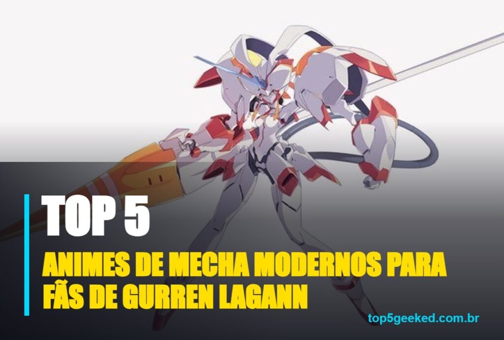 animes de mecha modernos para fãs de gurren lagann