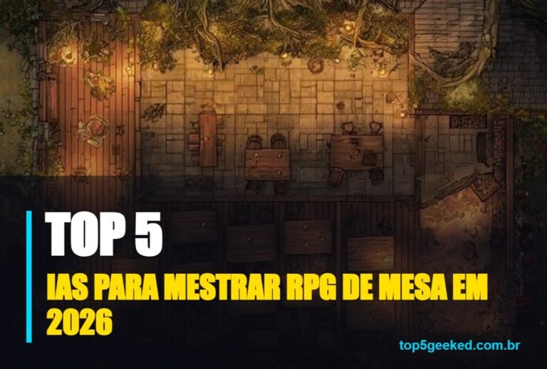 ⭐ TOP 5 IAs Para Mestrar RPG de Mesa em 2026!