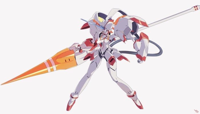 animes de mecha modernos Darling in the Franxx Strelizia